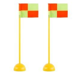 Флажки угловые футбольные с водяной подставкой для газона (арт. 25-5083830)