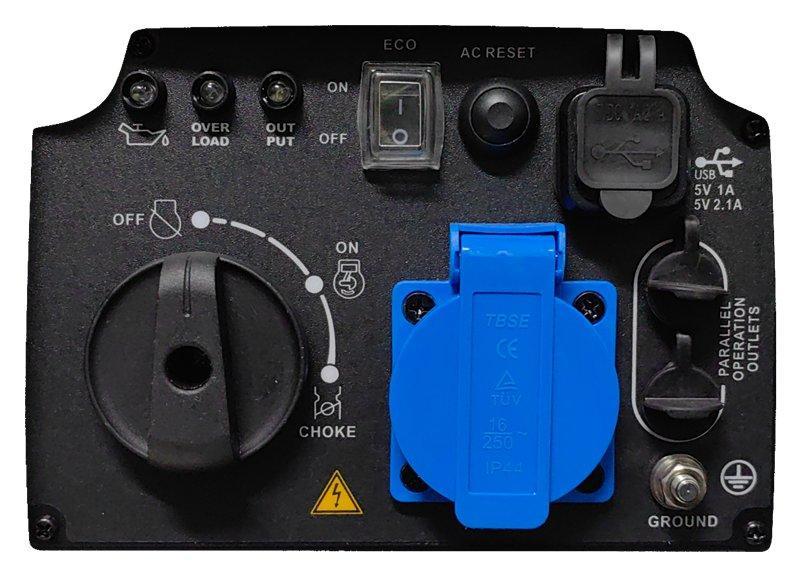 Генератор инверторный портативный бесшумный 1кВт 220В (арт. 25-5084011)