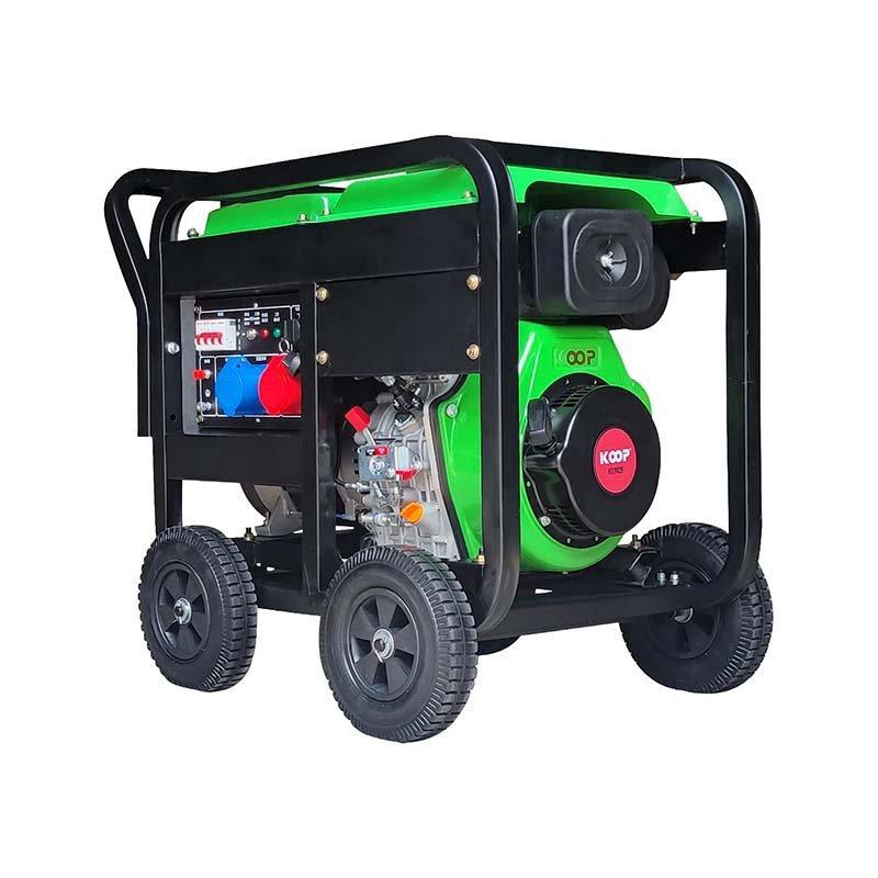 Генератор дизельный 5.5KW 3 фазы электростарт открытый (арт. 25-5084065)