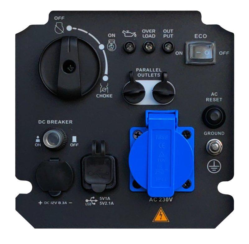 Генератор бензиновый инверторный мини 2 кВт электрический (арт. 25-5084264)