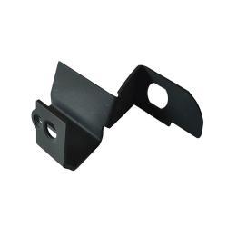 Кронштейн алюминиевый черный перфорированный для авто и мото (арт. 25-5084399)