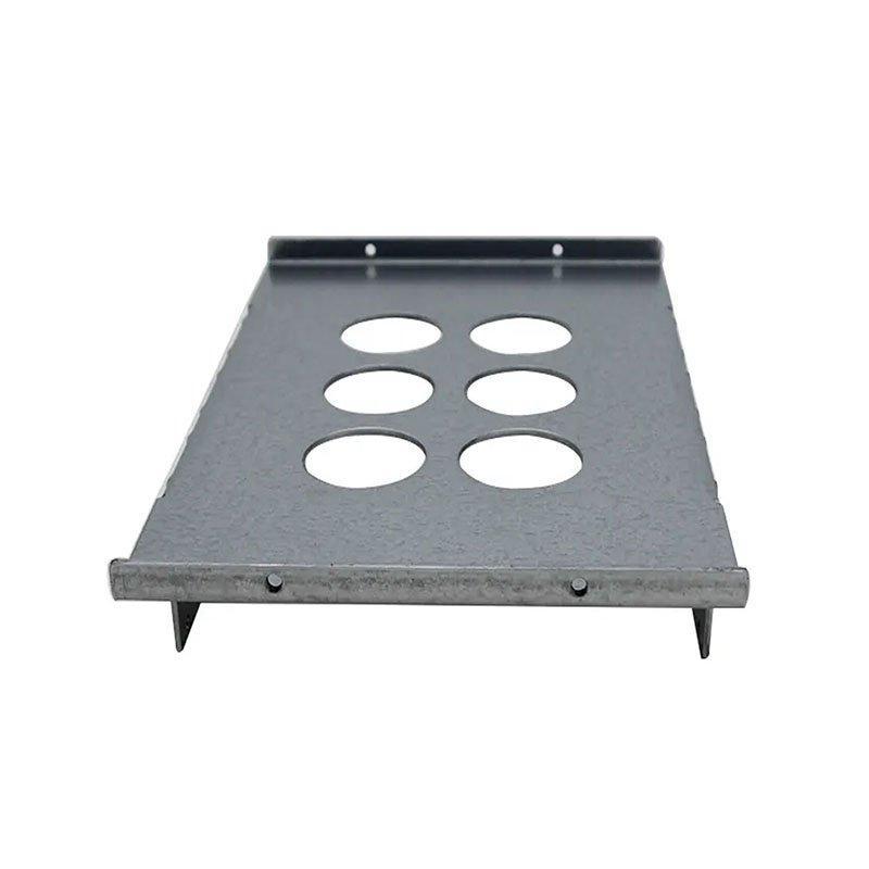 Кронштейн металлический алюминиевый перфорированный для авто и мото (арт. 25-5084401)