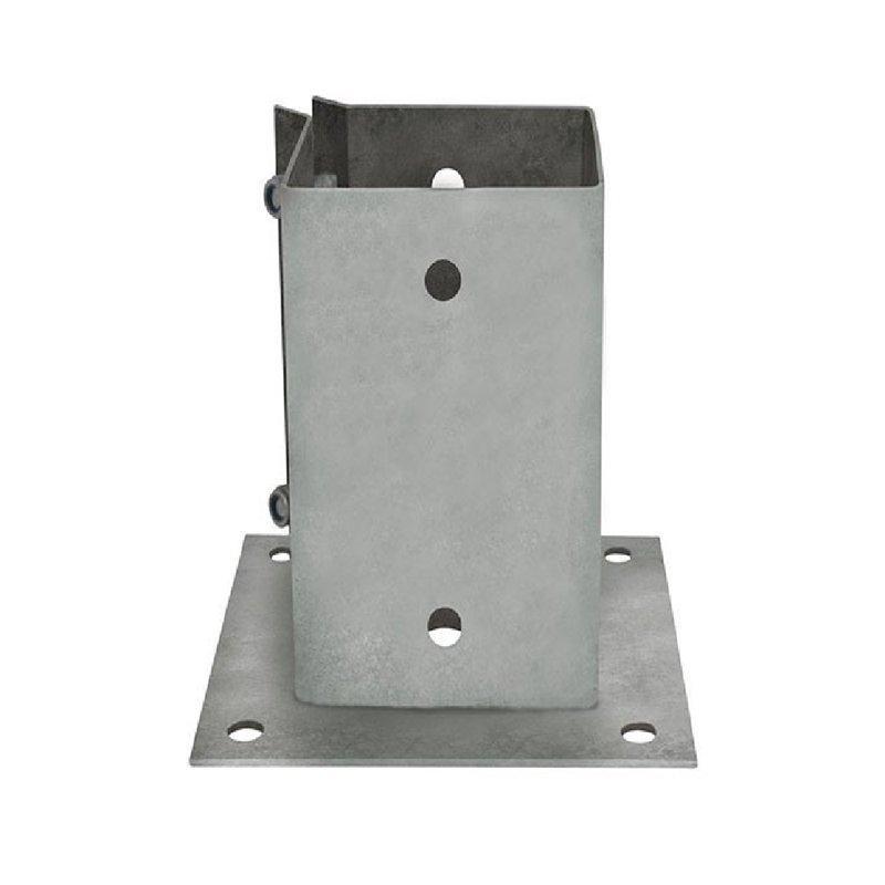 Столб для забора алюминиевый регулируемый с деревянной основой (арт. 25-5084478)