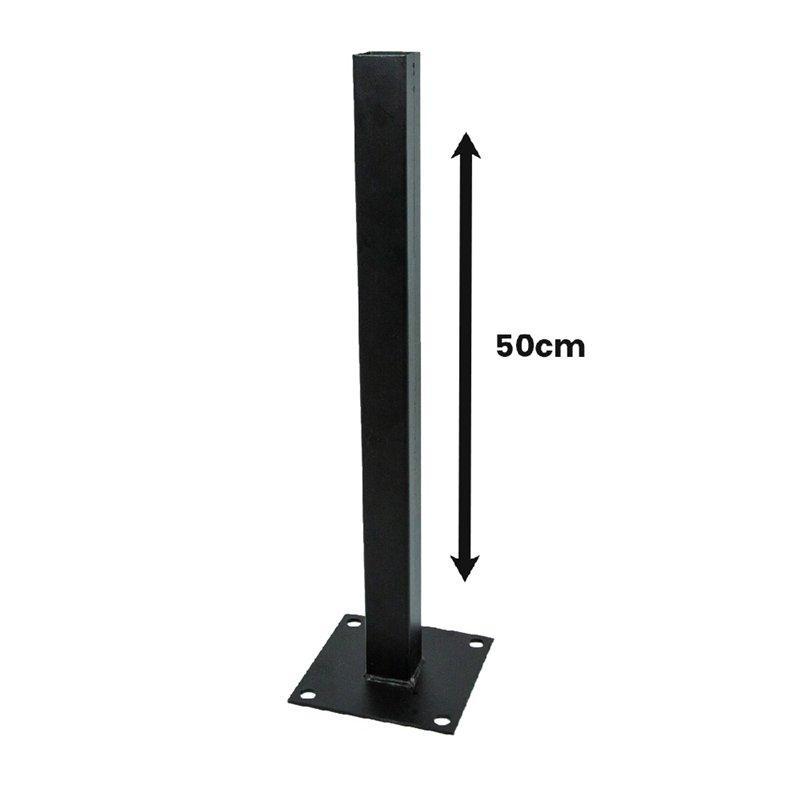 Кронштейн для столба 4x4 черный оцинкованный 2 дюйма (арт. 25-5084482)