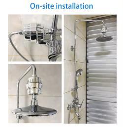 Фильтр для душа съемный угольный блок для волос (арт. 25-5084853)