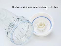 Корпус фильтра 10 дюймов прозрачный для мембраны RO белый (арт. 25-5084942)