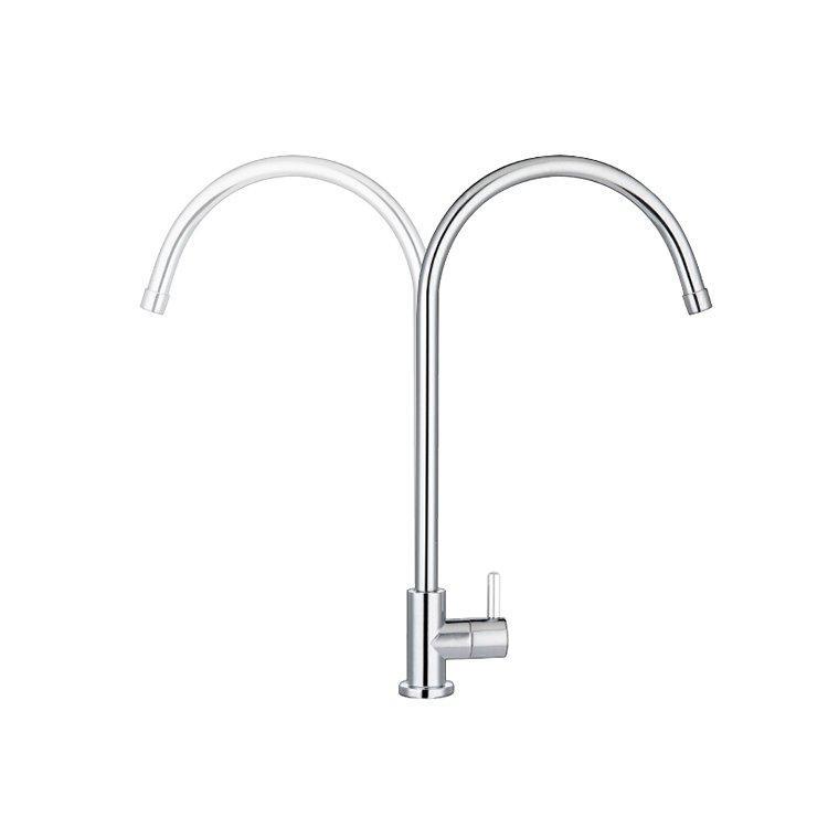 Смеситель кухонный из нержавеющей стали 304 с гусаком (арт. 25-5084972)