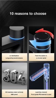 Фильтр осмоса кухонный черный с УФ и двойным краном (арт. 25-5084990)