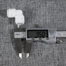 Фитинг угловой пластиковый пищевой для очистителя воды (арт. 25-5085002)