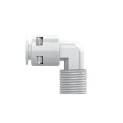 Соединитель угловой пластиковый для водопровода белый (арт. 25-5085007)