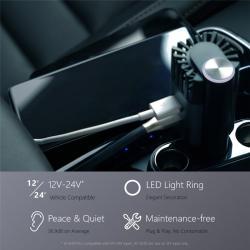 Очиститель воздуха автомобильный мини 12V без фильтра (арт. 25-5085019)