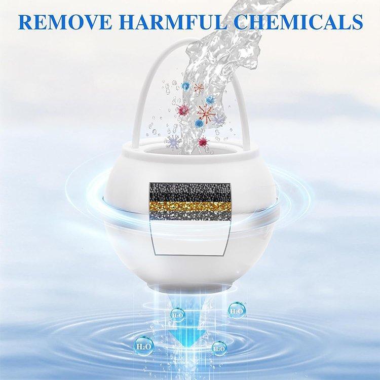 Фильтр для душа угольный многоступенчатый с витамином C (арт. 25-5085084)