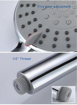 Лейка душевая многофункциональная регулируемая водосберегающая (арт. 25-5085129)