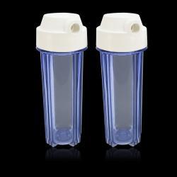 Фильтр для воды 10 дюймов с корпусом и коннекторами 1/2 или 3/4 (арт. 25-5085140)