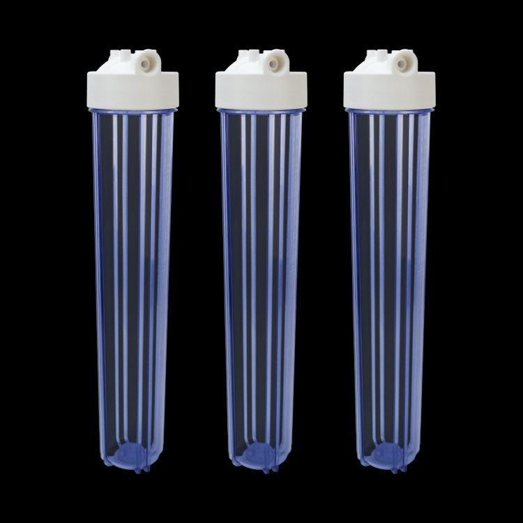 Корпус фильтра для воды Big Blue 20 дюймов белый/синий/прозрачный (арт. 25-5085168)