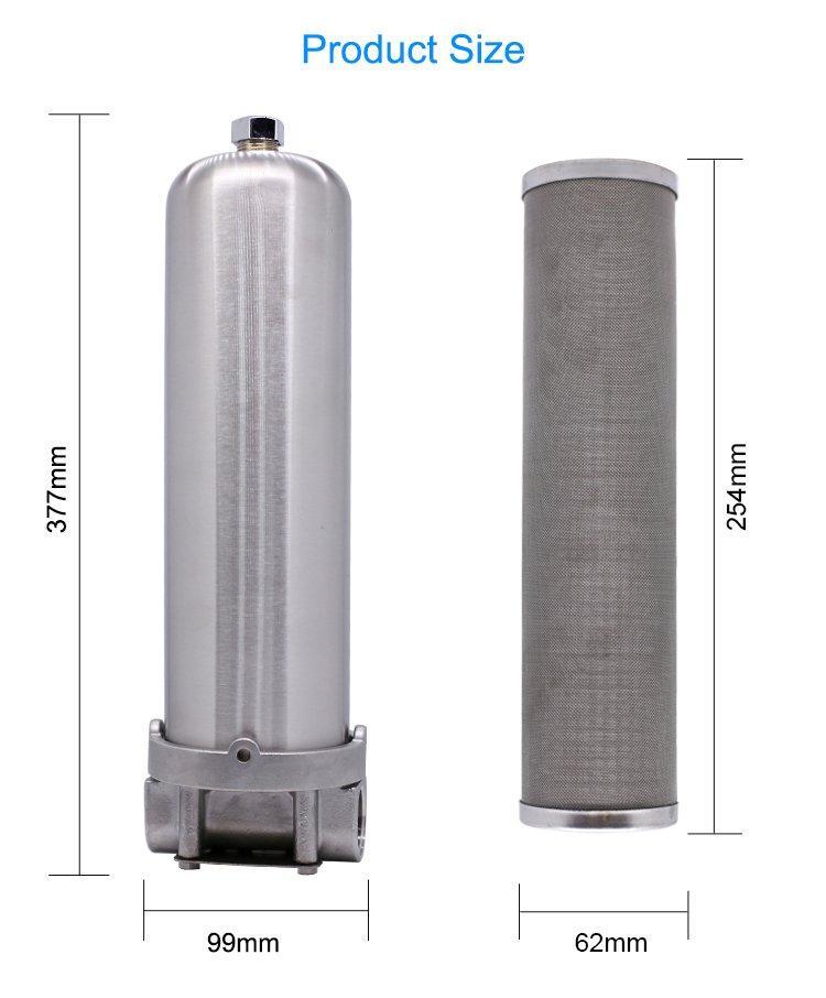 Фильтр для воды корпус из нержавеющей стали с UF мембраной (арт. 25-5085169)