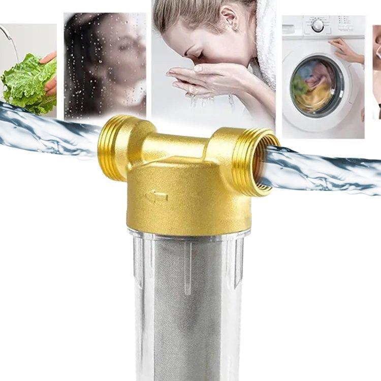 Фильтр для воды прозрачный латунный предочистки (арт. 25-5085182)