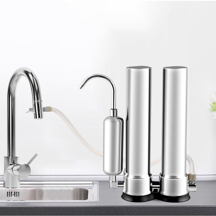 Фильтр для воды настольный 3 ступени из нержавеющей стали (арт. 25-5085197)