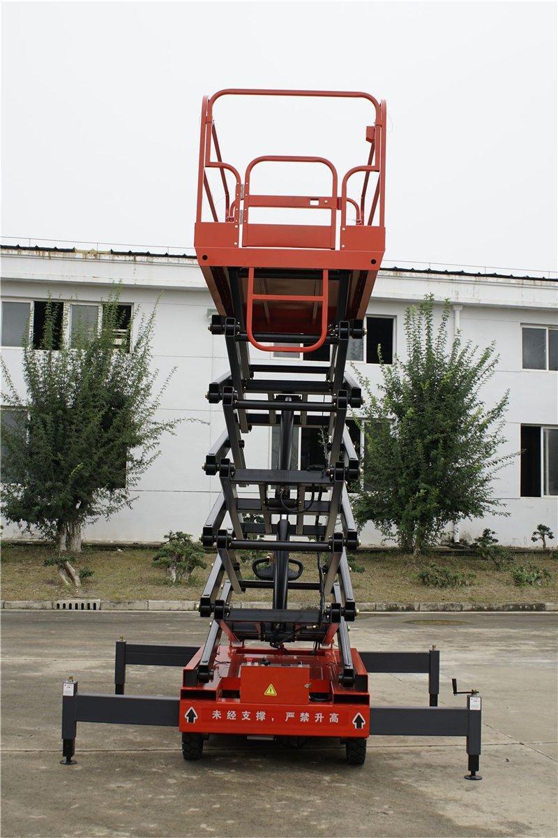 Подъемник ножничный электрический 2000 кг с цепной стропой (арт. 25-5085295)