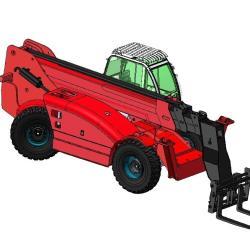 Погрузчик телескопический 7T высота подъема 17000мм 4x4 (арт. 25-5085427)