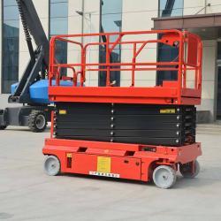 Подъемник ножничный мини электрический грузовой мобильный (арт. 25-5085466)