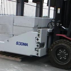 Захват для вилочного погрузчика плоский блок SOCMA (арт. 25-5085483)