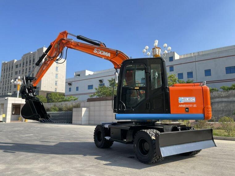 Экскаватор колесный гибридный электрический 13 тонн (арт. 25-5085643)