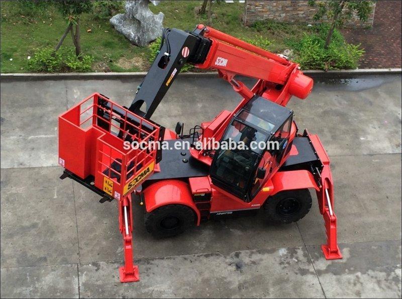 Телескопический погрузчик с вращением 360 градусов для стекломонтажа (арт. 25-5085694)