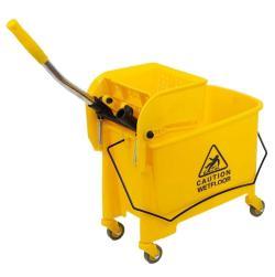 Тележка для уборки пластиковая с плоской платформой (арт. 25-5085763)
