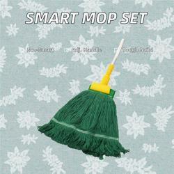 Набор для уборки пола телескопический с ведром и сменными насадками (арт. 25-5085766)