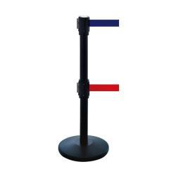 Барьер металлический для контроля толпы с канатом (арт. 25-5085795)