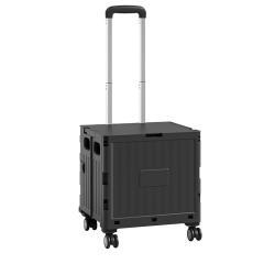 Тележка складная пластиковая для покупок и багажа (арт. 25-5085820)