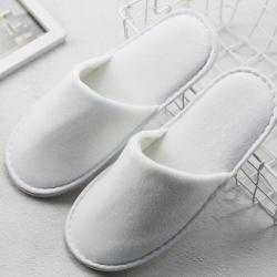 Тапочки одноразовые гостиничные из ткани без узора (арт. 25-5085879)