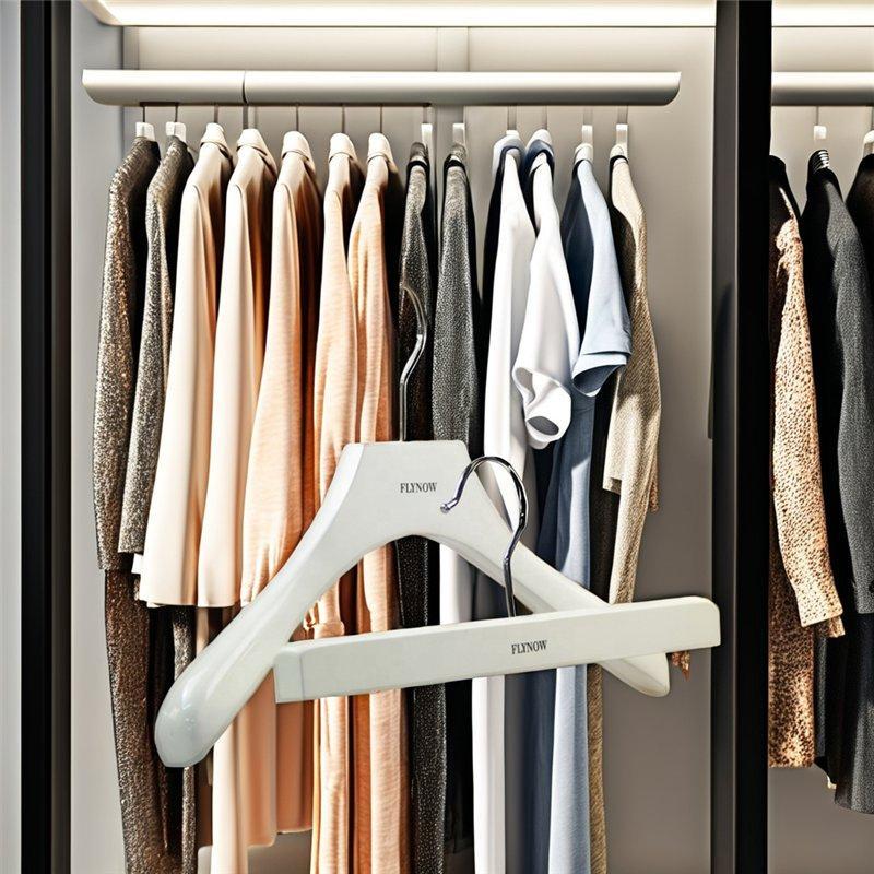 Вешалки костюмные деревянно-металлические с зажимами (арт. 25-5085892)