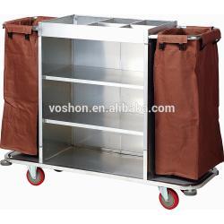 Тележка для уборки отельная с полками и держателями (арт. 25-5085894)