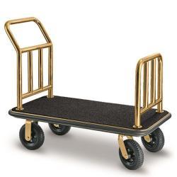 Тележка для багажа складная винтажная золотая отельная (арт. 25-5085895)