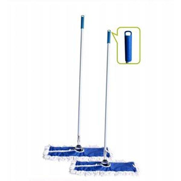 Швабра круглая из микрофибры и хлопка для влажной уборки (арт. 25-5085910)