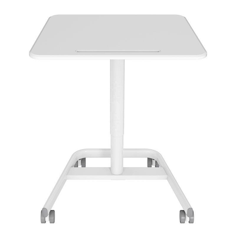 Стол компьютерный мобильный деревянный регулируемый на колесах (арт. 25-5085926)