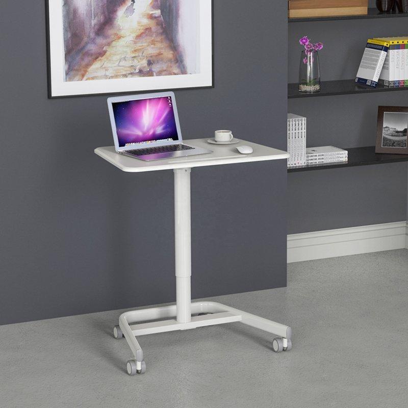 Стол компьютерный мобильный деревянный регулируемый на колесах (арт. 25-5085926)