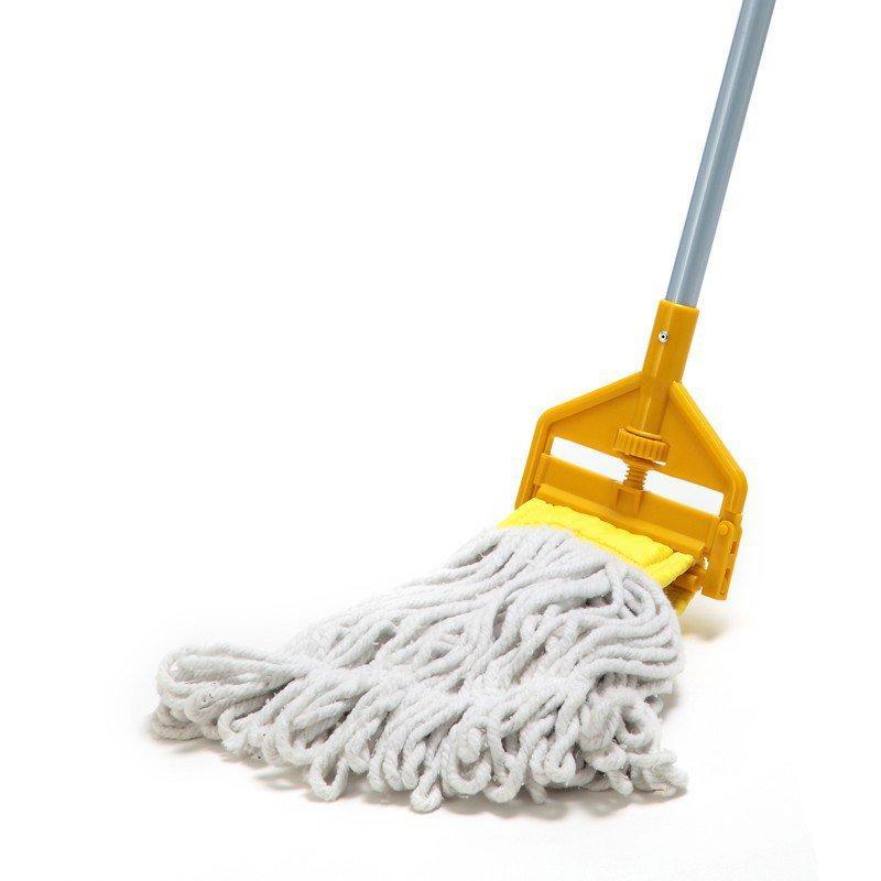 Швабра круглая из микрофибры и хлопка для влажной уборки (арт. 25-5085932)