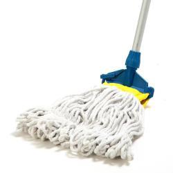 Швабра круглая из микрофибры и хлопка для влажной уборки (арт. 25-5085932)