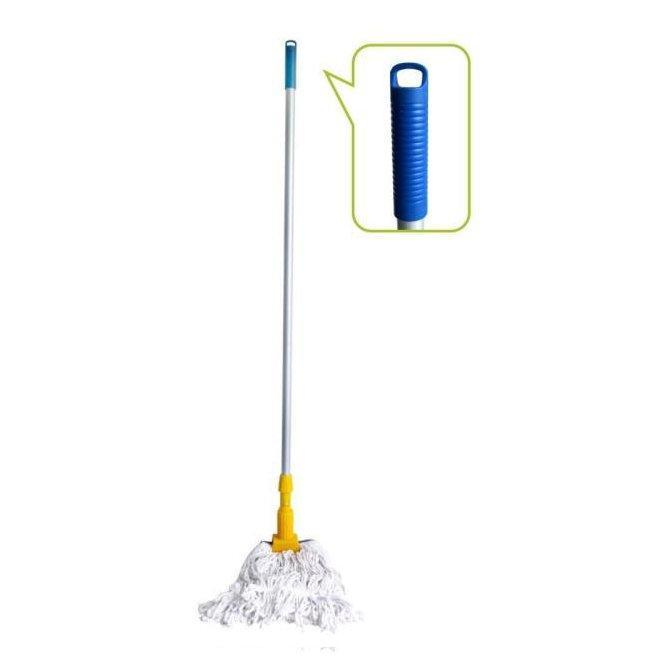 Швабра круглая из микрофибры и хлопка для влажной уборки (арт. 25-5085932)