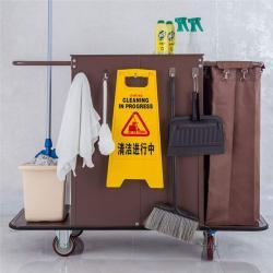 Тележка уборочная пластиковая многофункциональная отельная (арт. 25-5085934)