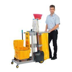 Тележка уборочная складная многофункциональная для отелей (арт. 25-5085938)
