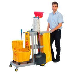 Тележка уборочная складная многофункциональная для отелей (арт. 25-5085944)