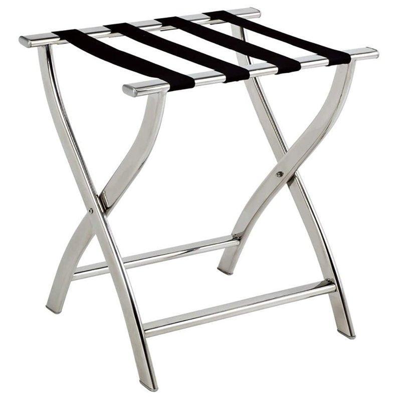 Стойка для багажа складная стальная деревянная (арт. 25-5085945)