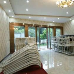 Тележка багажная отельная из нержавеющей стали с черным ковром (арт. 25-5085968)