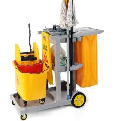 Тележка пластиковая универсальная с мешком для мусора (арт. 25-5085994)