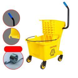 Тележка уборочная пластиковая с ведром для отжима (арт. 25-5085997)