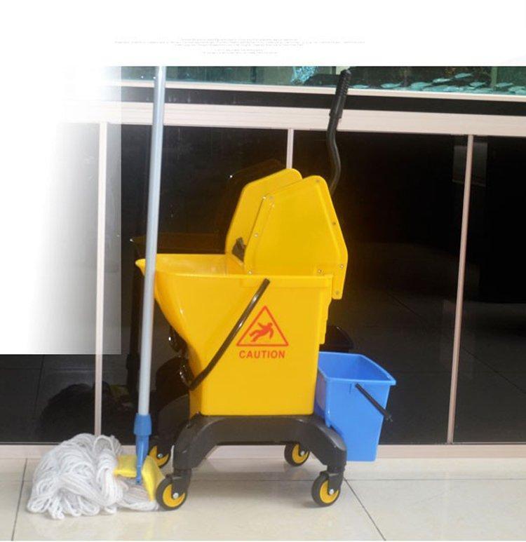 Тележка уборочная пластиковая многофункциональная с ведром (арт. 25-5085998)